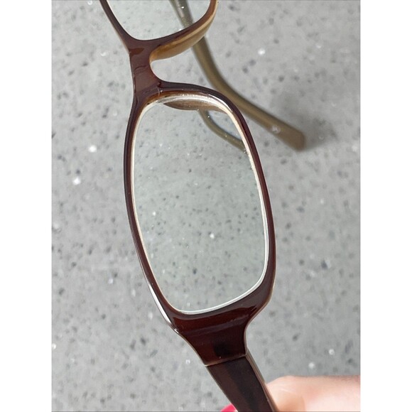 Modern Logan Brown/Tan 53-15-140 Plastic Full Rim Eyeglasses Frames ONLY main image 8